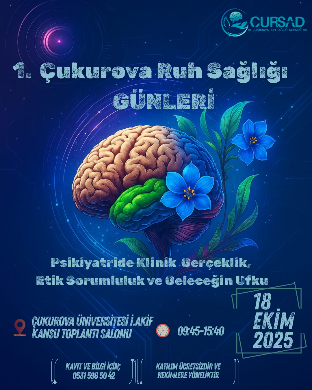 1. Çukurova Ruh Sağlığı Günleri